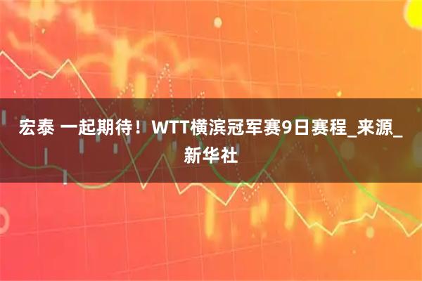 宏泰 一起期待！WTT横滨冠军赛9日赛程_来源_新华社