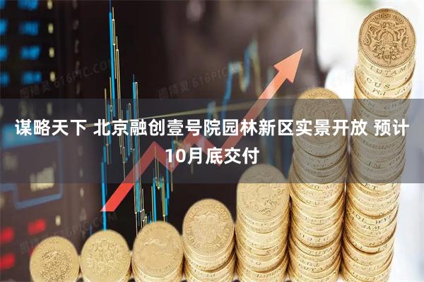 谋略天下 北京融创壹号院园林新区实景开放 预计10月底交付